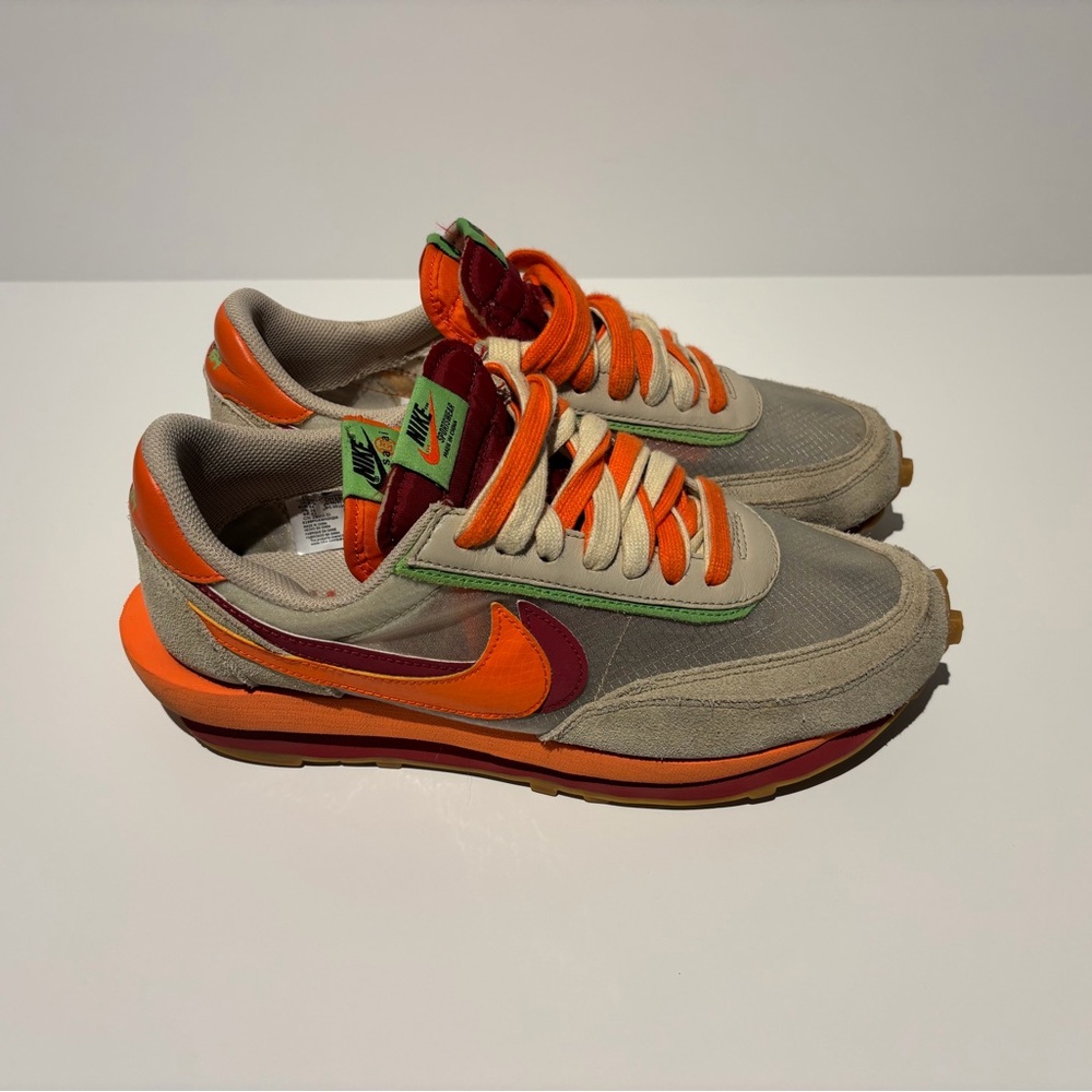 Nike LDWaffle x sacai x CLOT
Orange Blaze